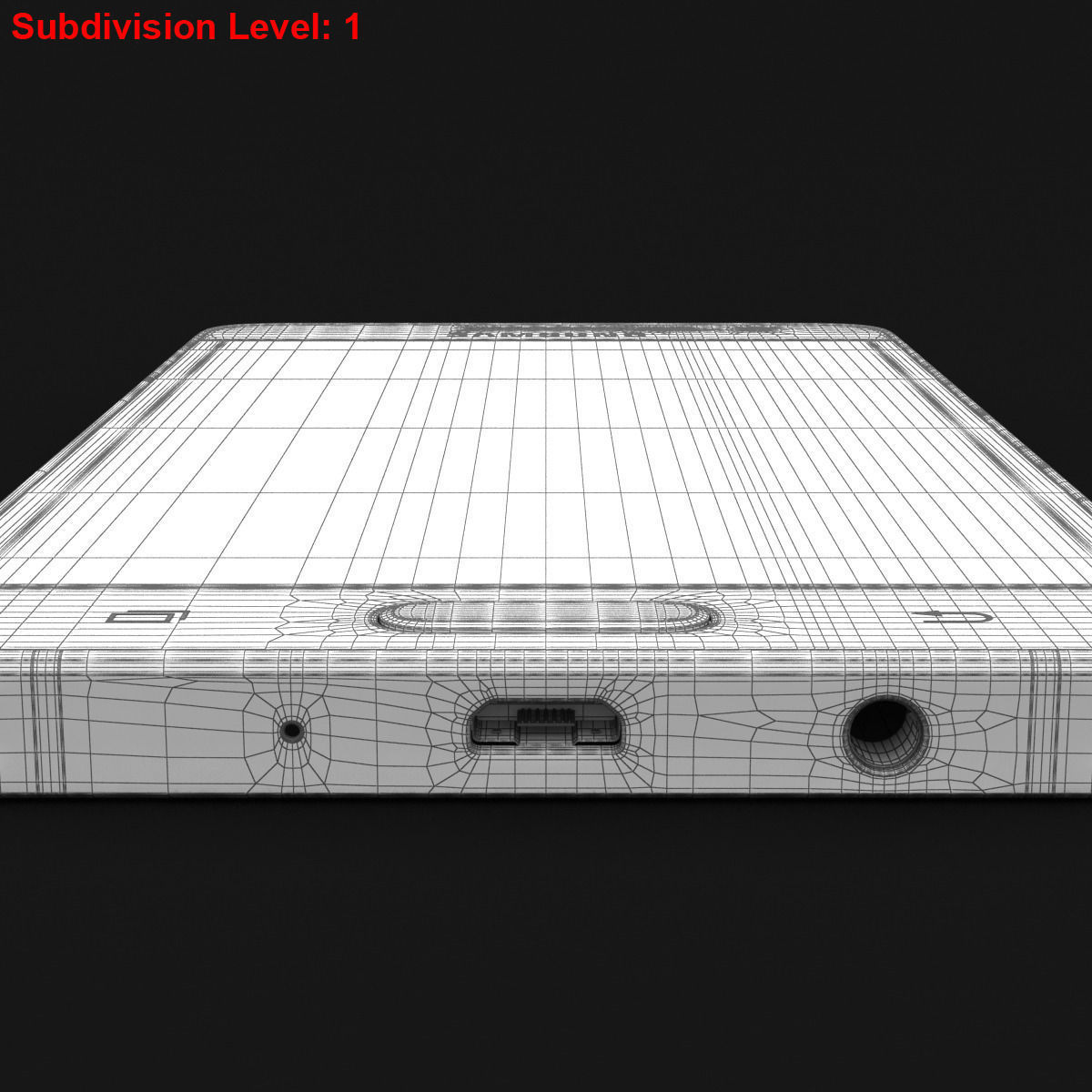 Samsung Galaxy A3 and A3 Duos Black 3D model_27