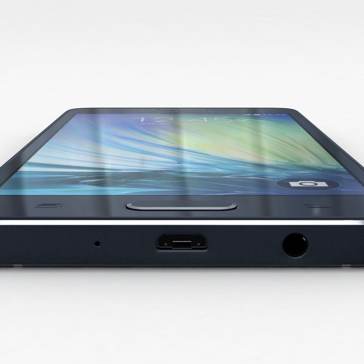 Samsung Galaxy A3 and A3 Duos Black 3D model_9