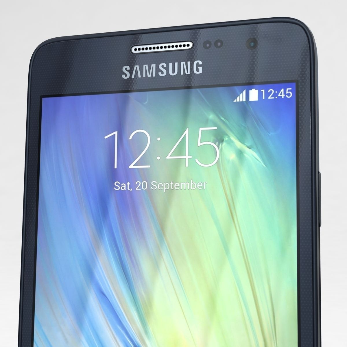 Samsung Galaxy A3 and A3 Duos Black 3D model_22