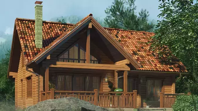 Classic Private Log  House 180m