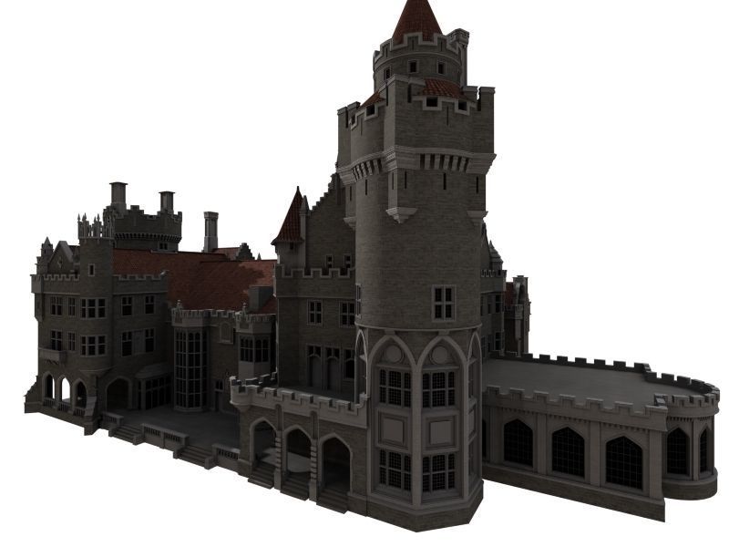 Casa Loma 3D model_9
