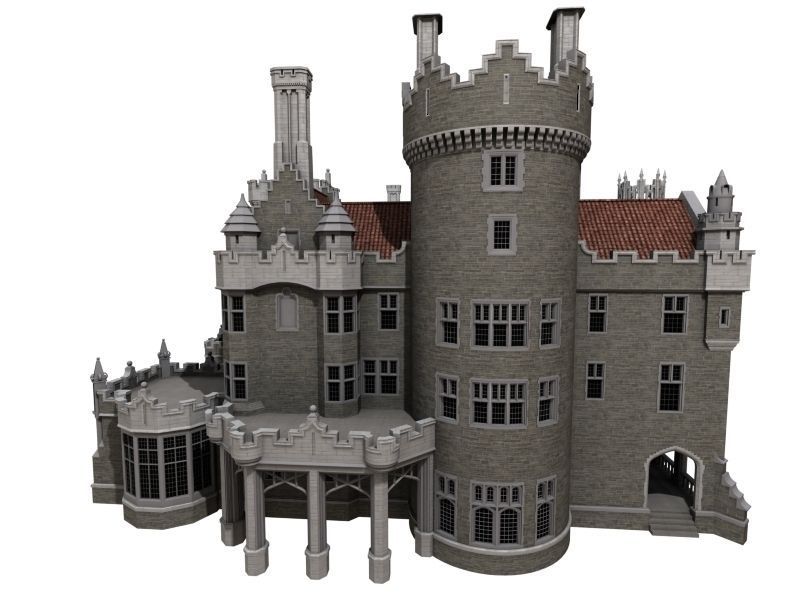 Casa Loma 3D model_8