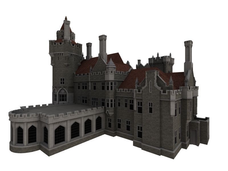 Casa Loma 3D model_10