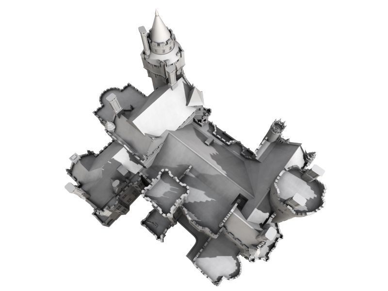 Casa Loma 3D model_6