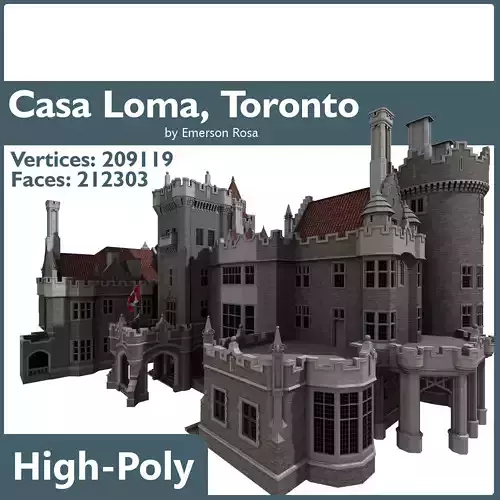 Casa Loma 3D model
