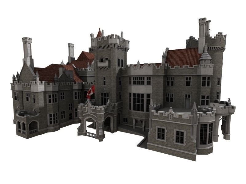 Casa Loma 3D model_3