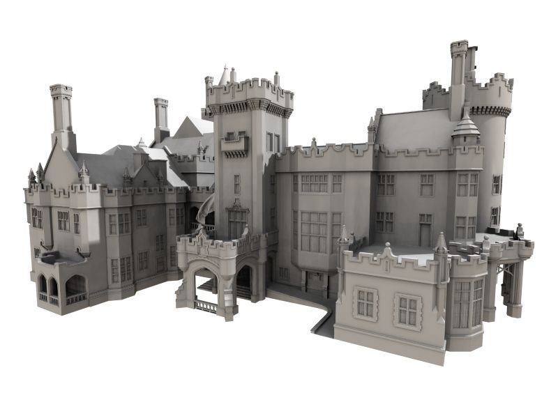 Casa Loma 3D model_4