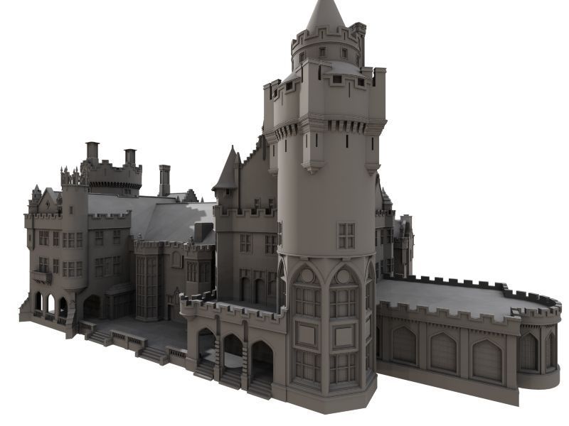 Casa Loma 3D model_7