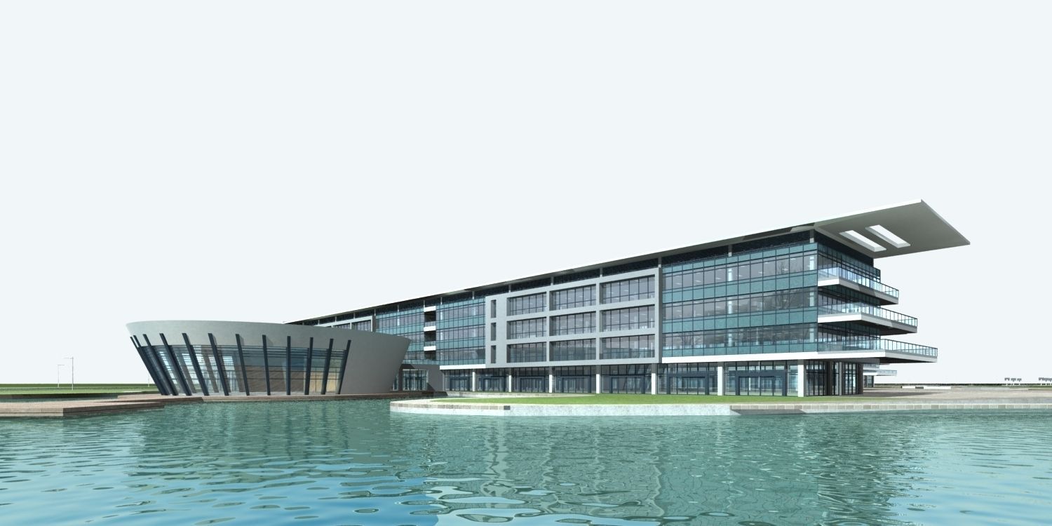 School Building 3D model_1