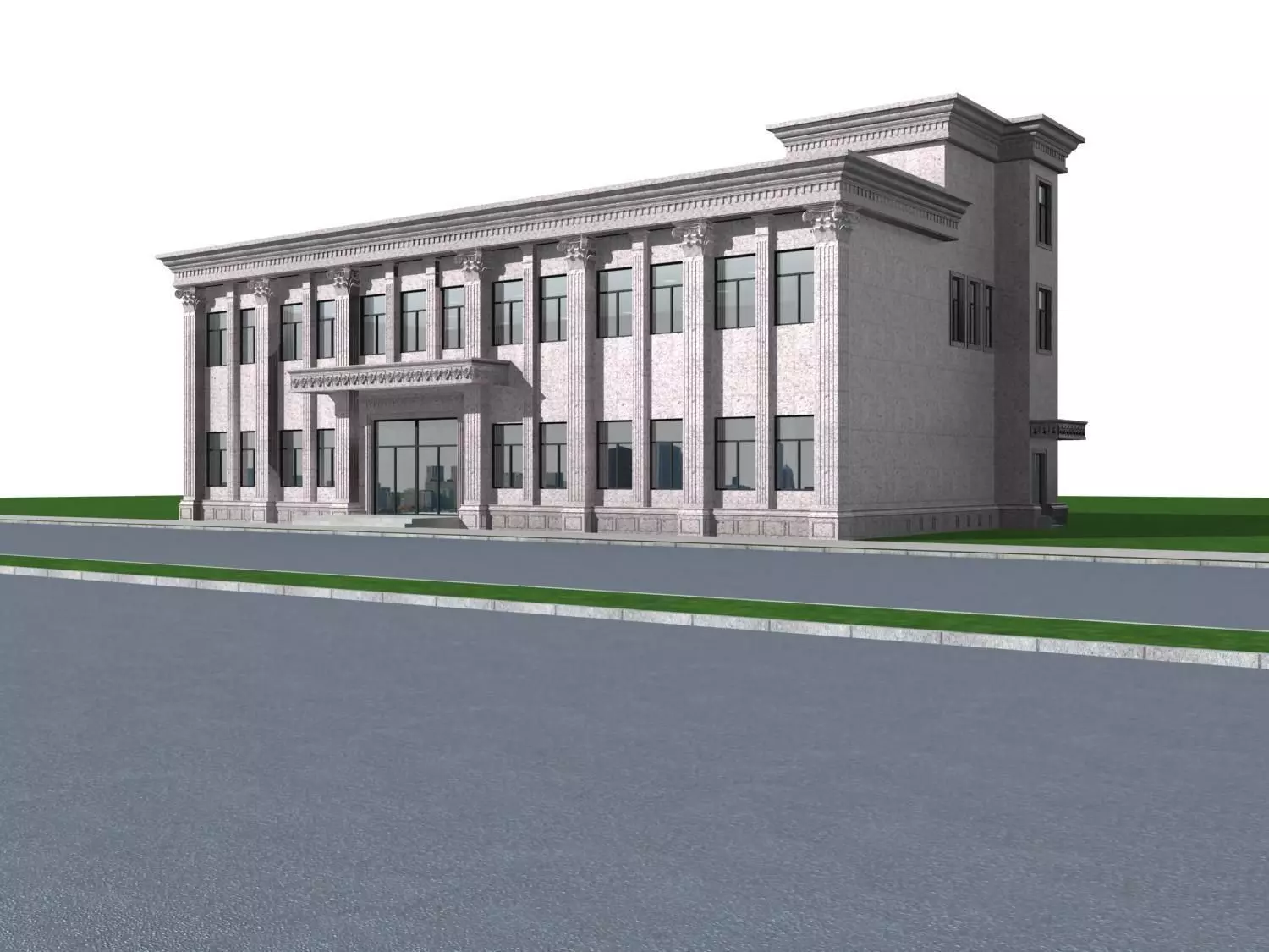Office Building 3D model_0