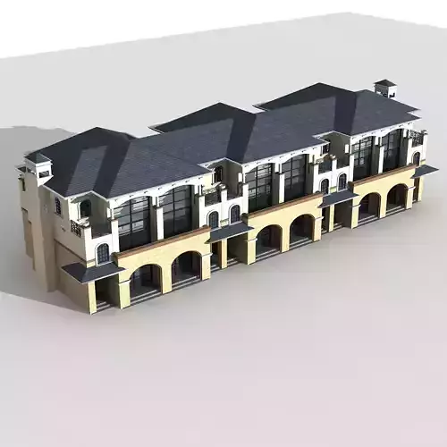 Villa building with three stories