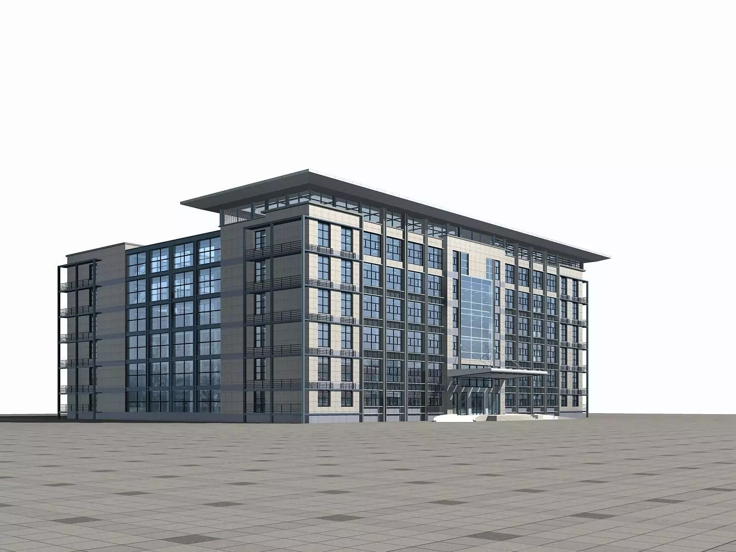 Office Building 3D model | CGTrader