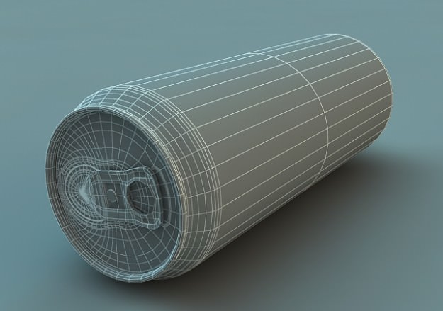BeerCan 02 3D model_4