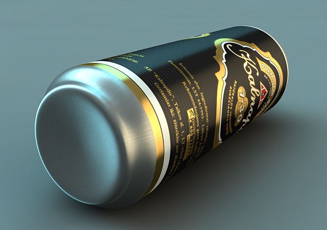 BeerCan 02 3D model_7