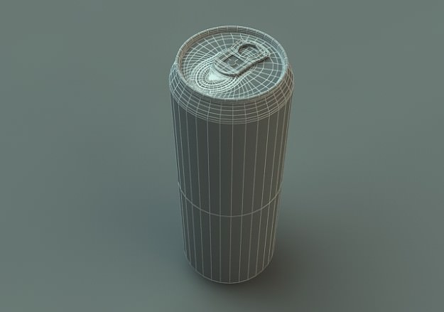 BeerCan 02 3D model_1