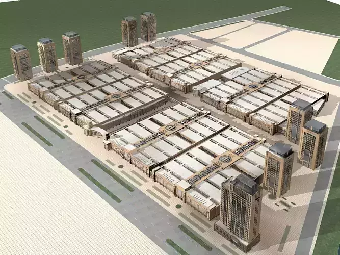 Commercial Building 3D model