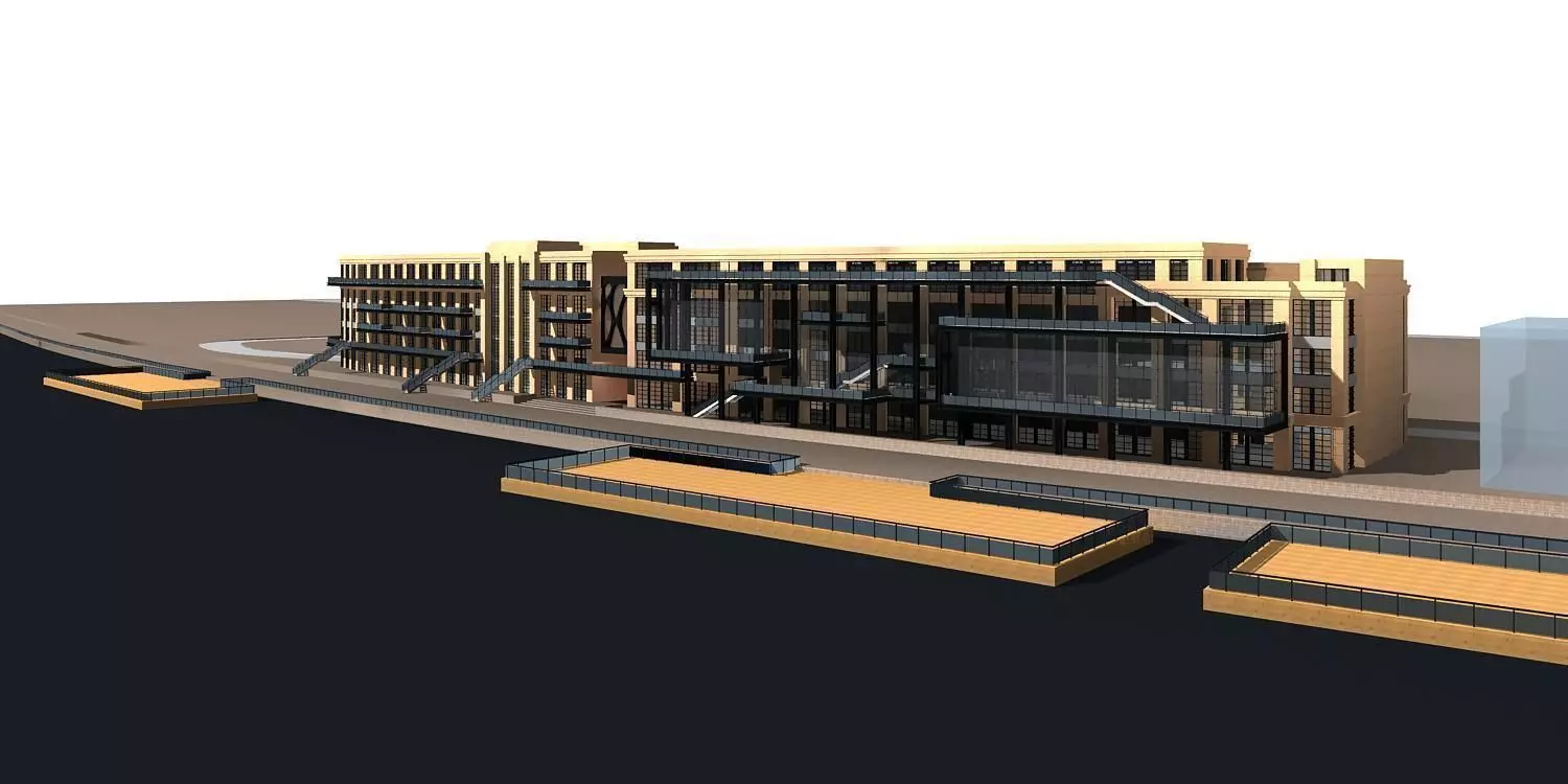 Office Building 3D model_0