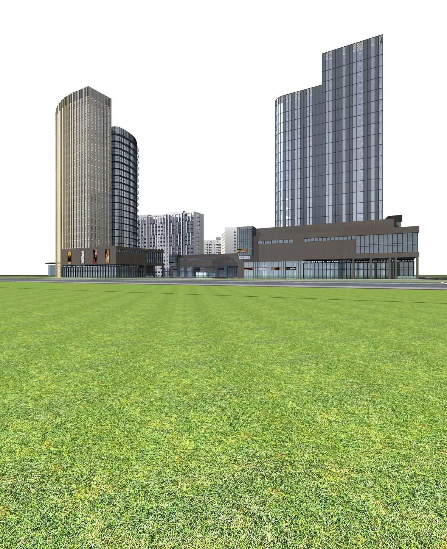 Commercial Building 3D model