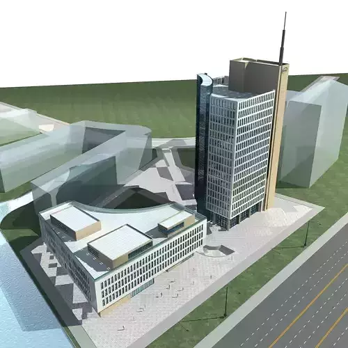 Office Building 3D model