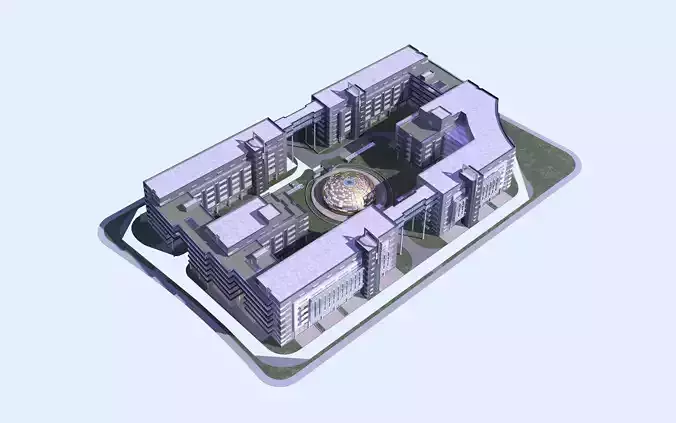 Office Building 3D model
