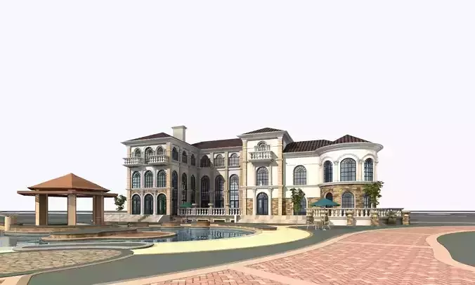 Villa mansion with pool