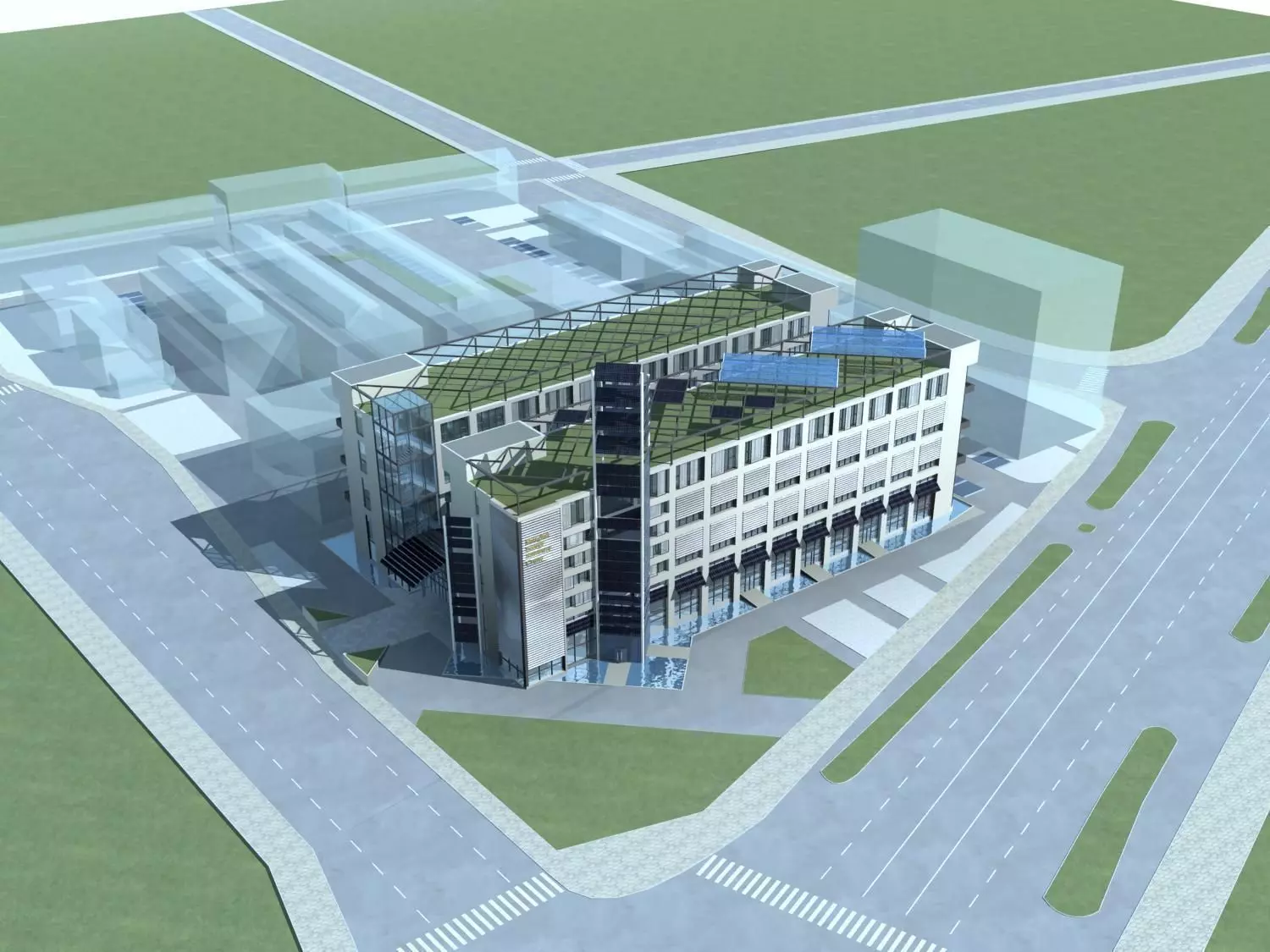 Office Building 3D model_0