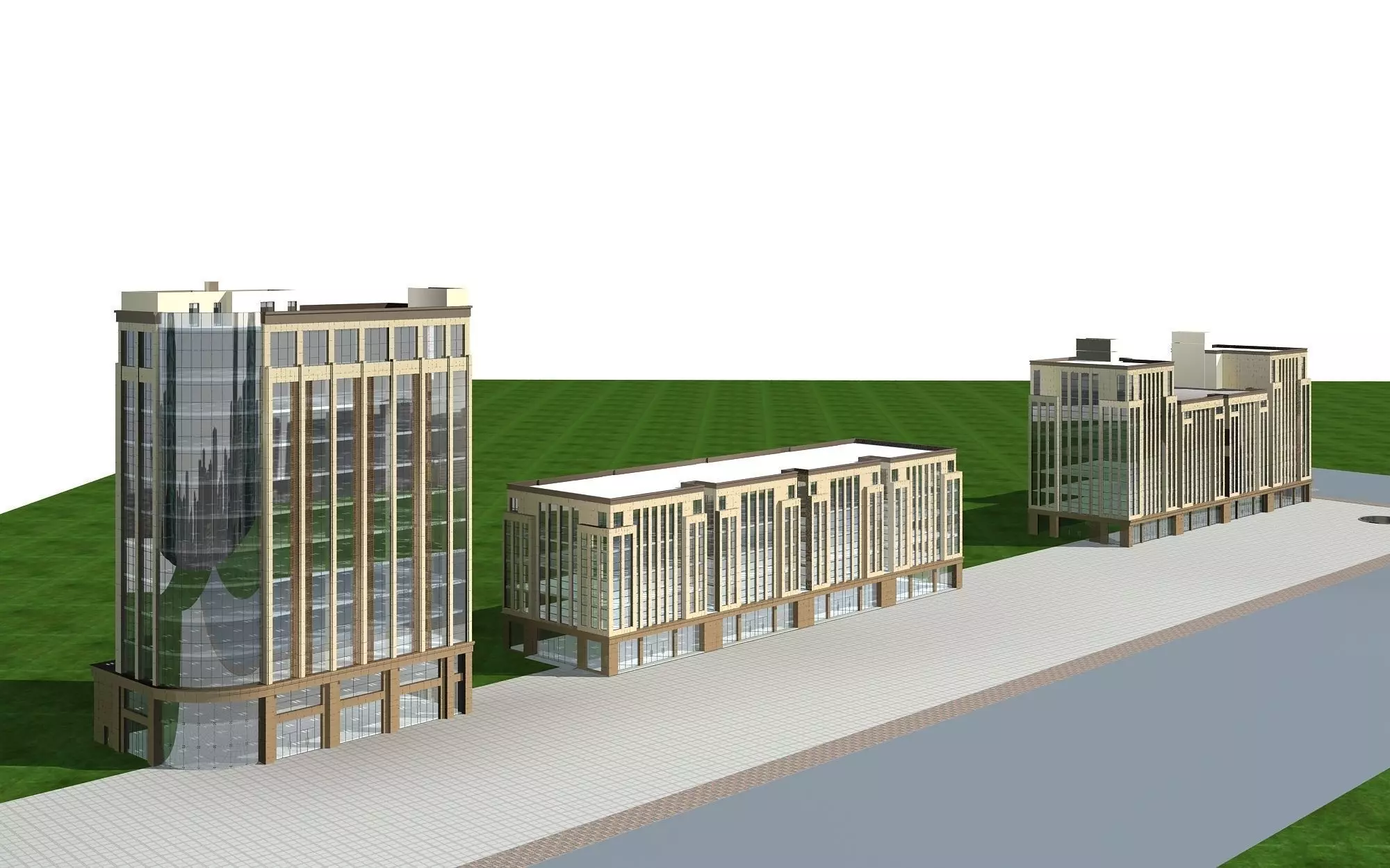 Office Building 3D model | CGTrader