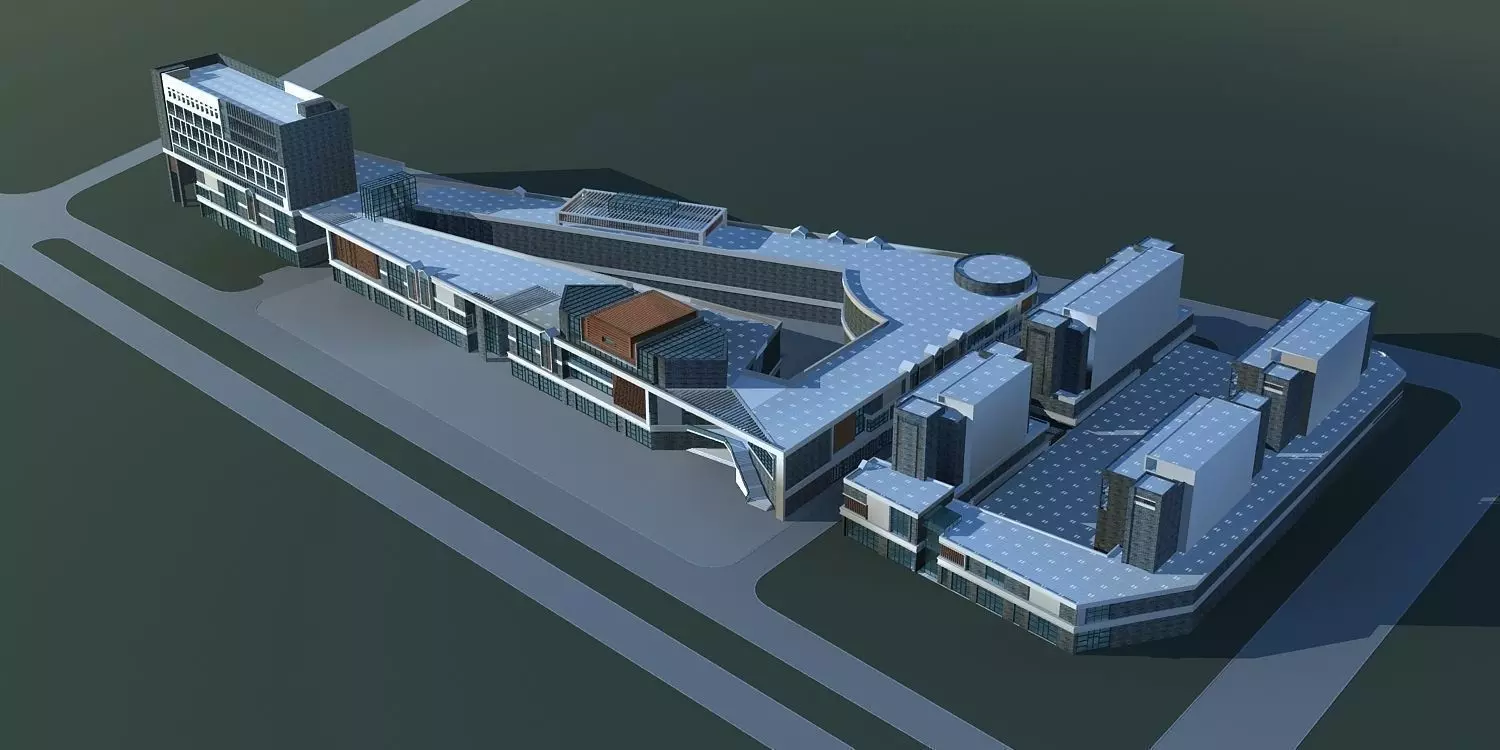 Office Building 3D model_0
