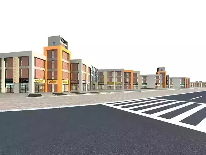 Commercial Building 3D model