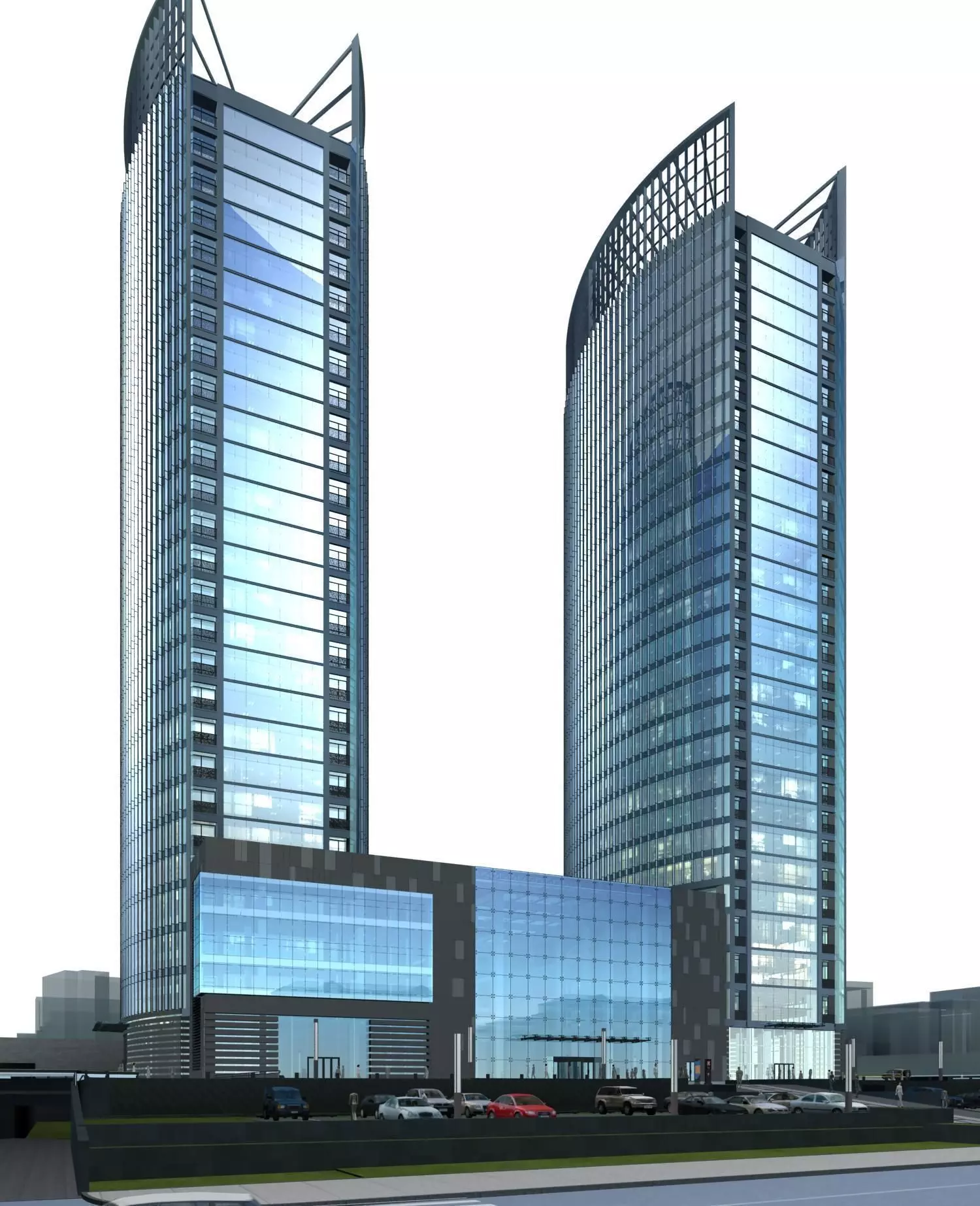 Office Building 3D model_0