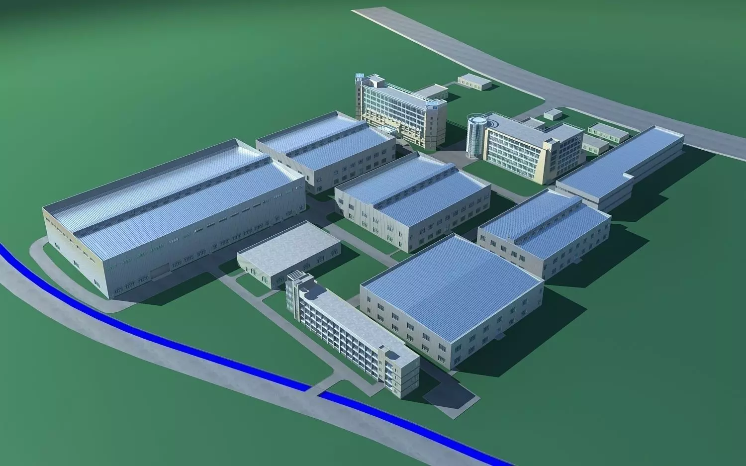 Office Building 3D model_0