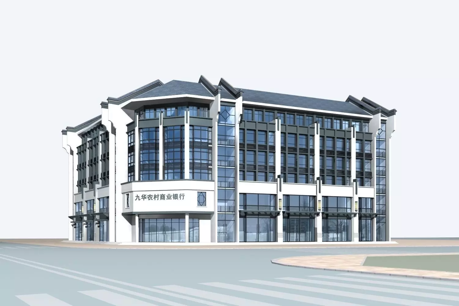 Office Building 3D model_0