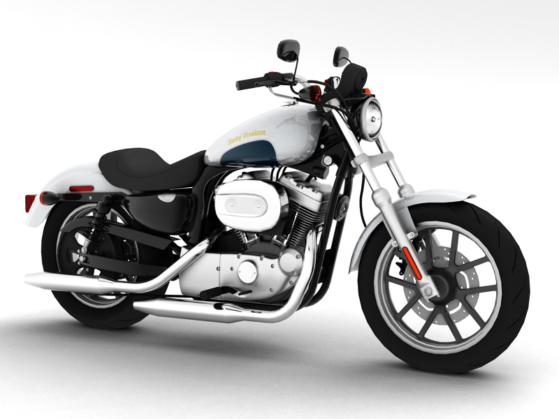 Harley-Davidson XL1200 Sportster SuperLow 2013 3D model ...
