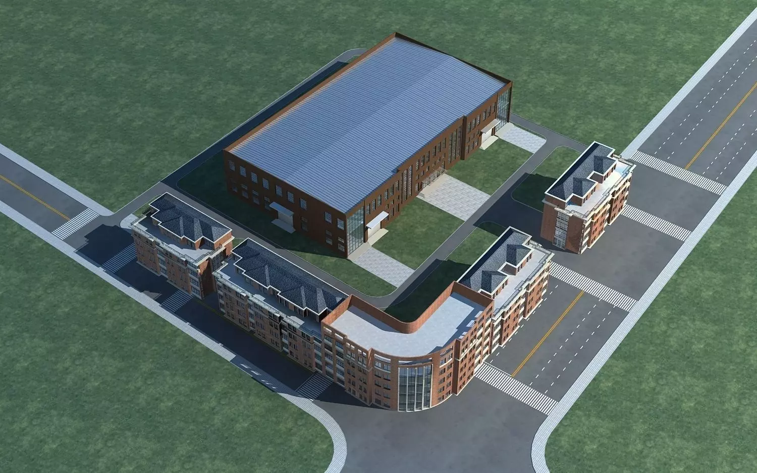 Office Building 3D model_0