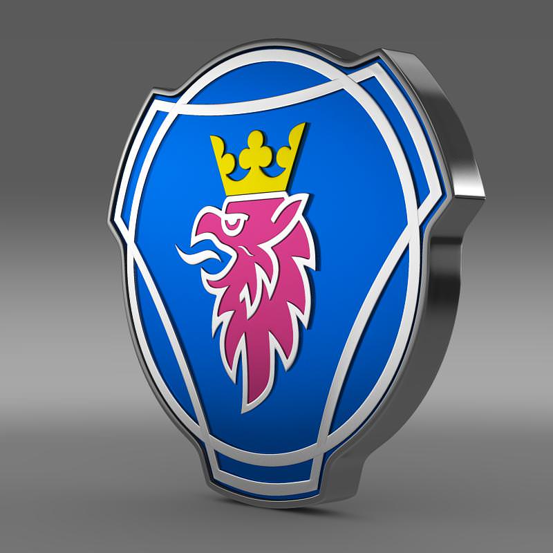 Scania Logo 3D Model .max .obj .3ds .fbx .c4d .lwo .lw .lws - CGTrader.com