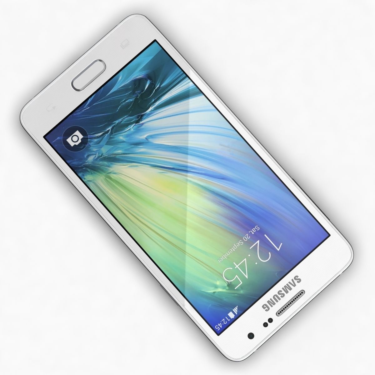 Samsung Galaxy A3 and A3 Duos White 3D model_6