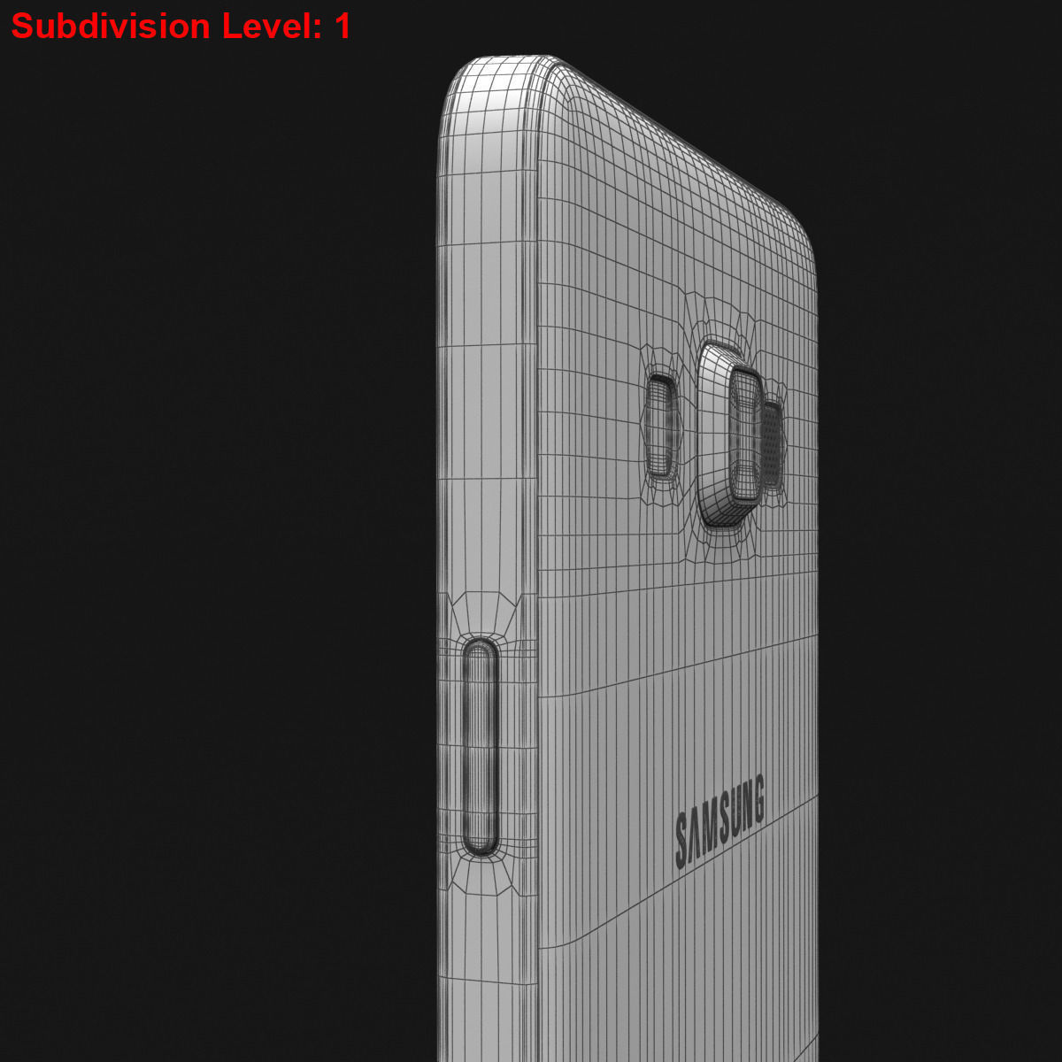 Samsung Galaxy A3 and A3 Duos White 3D model_32