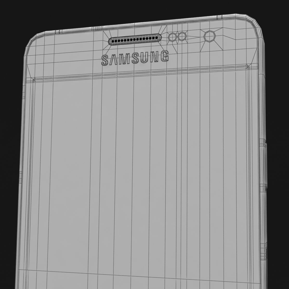 Samsung Galaxy A3 and A3 Duos White 3D model_41