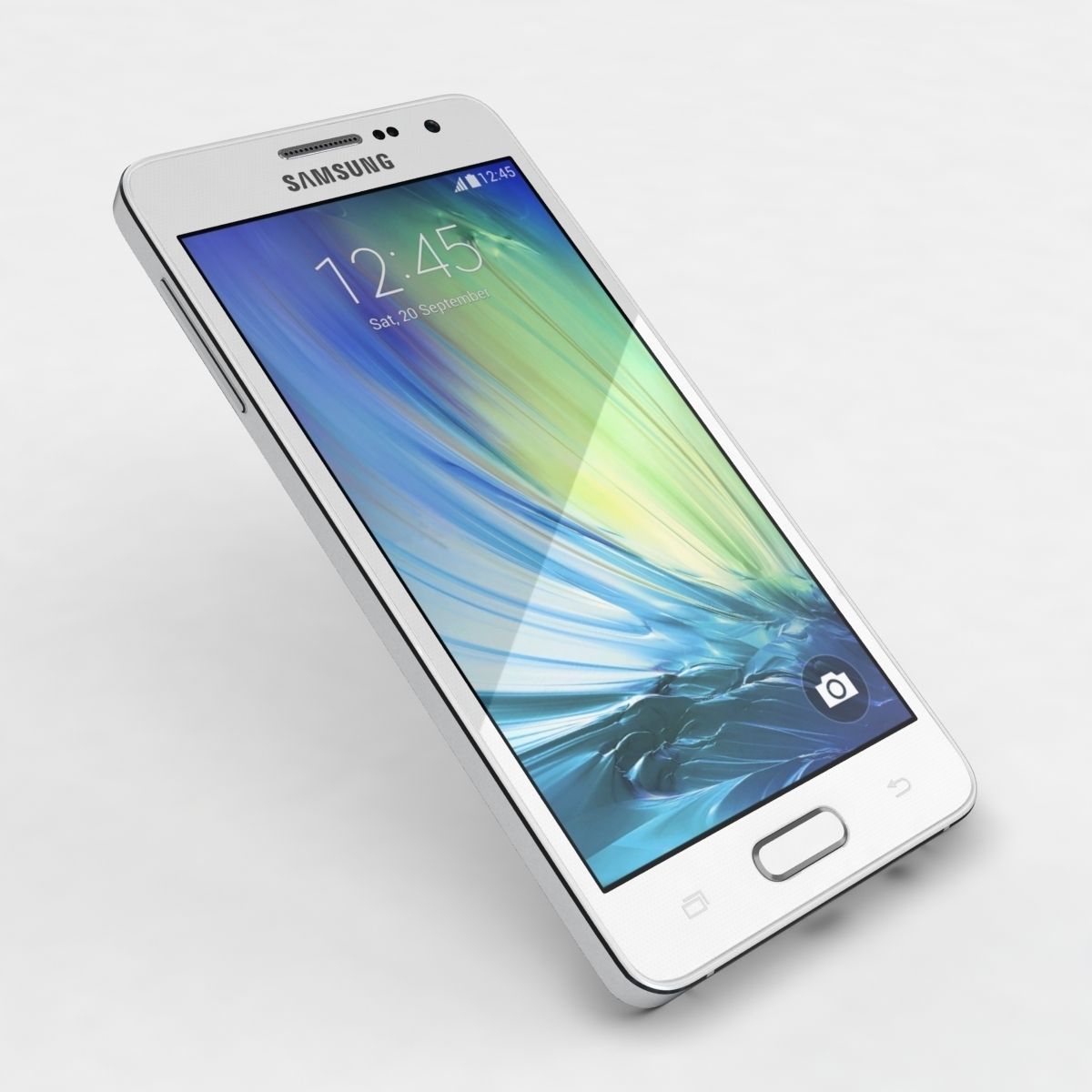 Samsung Galaxy A3 and A3 Duos White 3D model_18