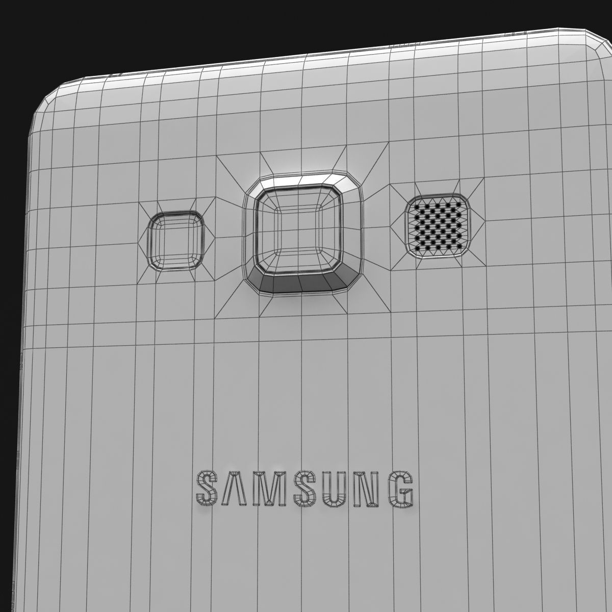 Samsung Galaxy A3 and A3 Duos White 3D model_30