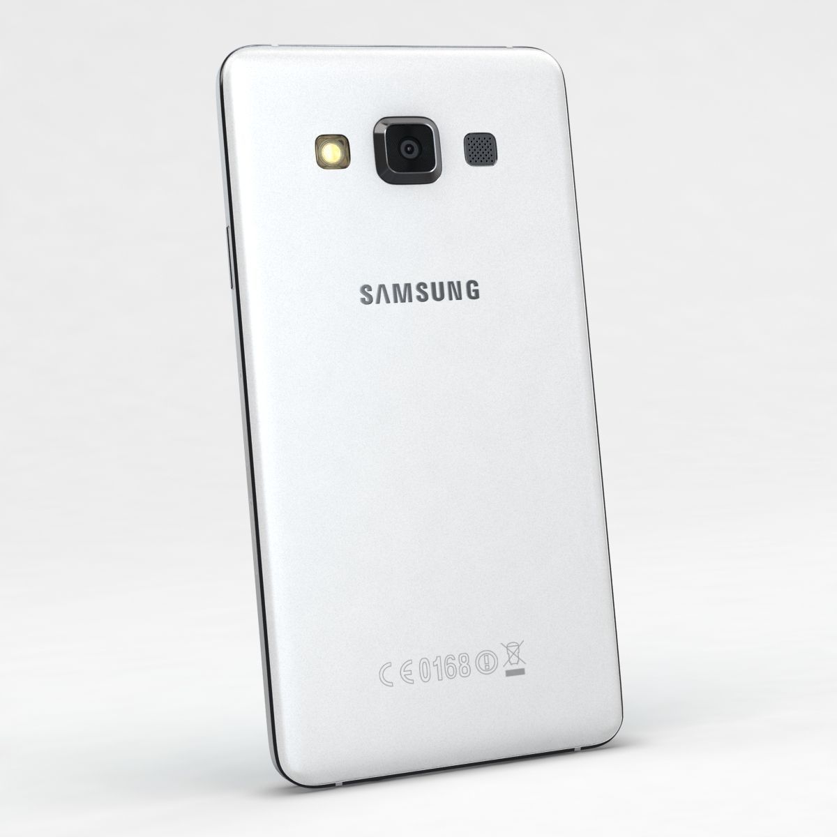 Samsung Galaxy A3 and A3 Duos White 3D model_4