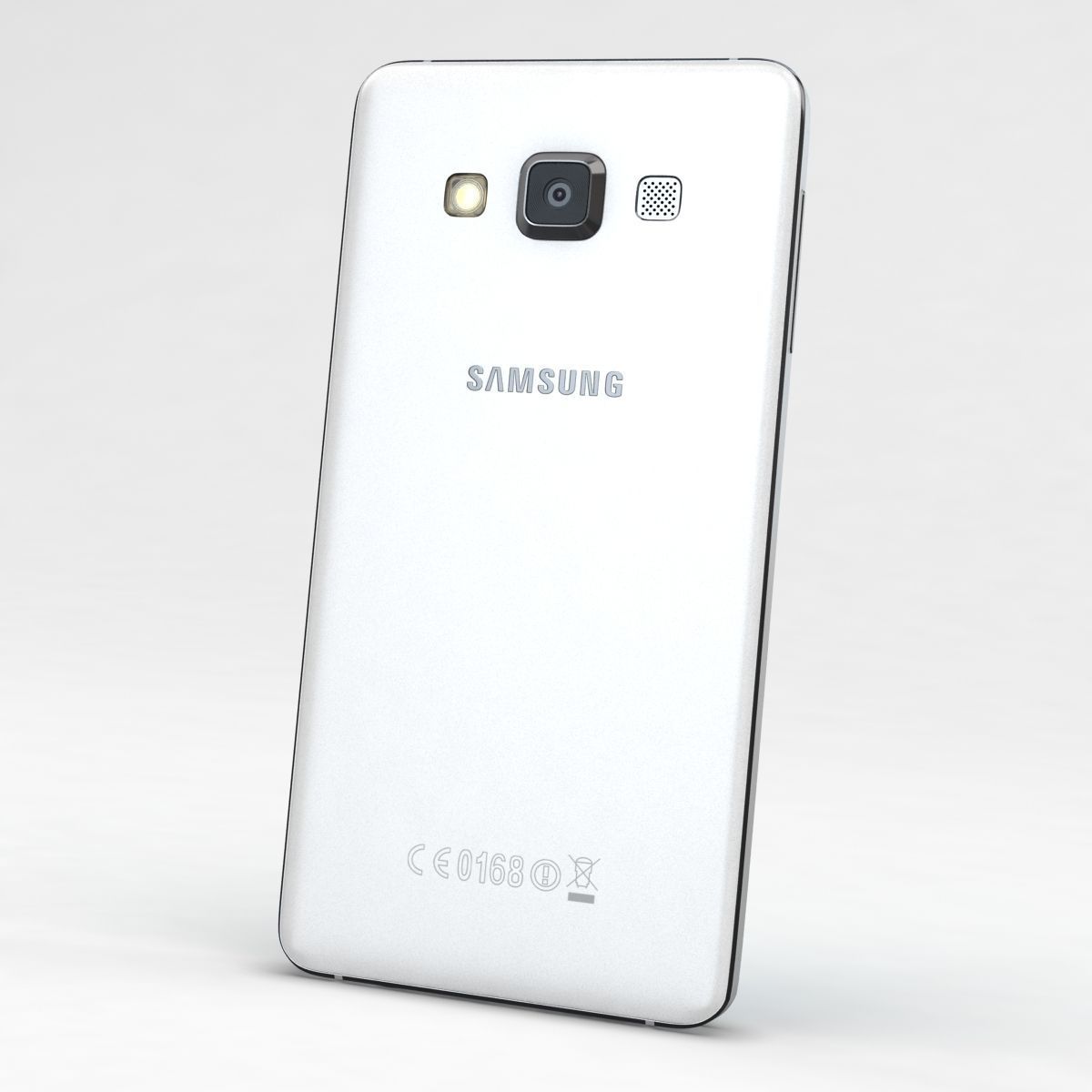 Samsung Galaxy A3 and A3 Duos White 3D model_3