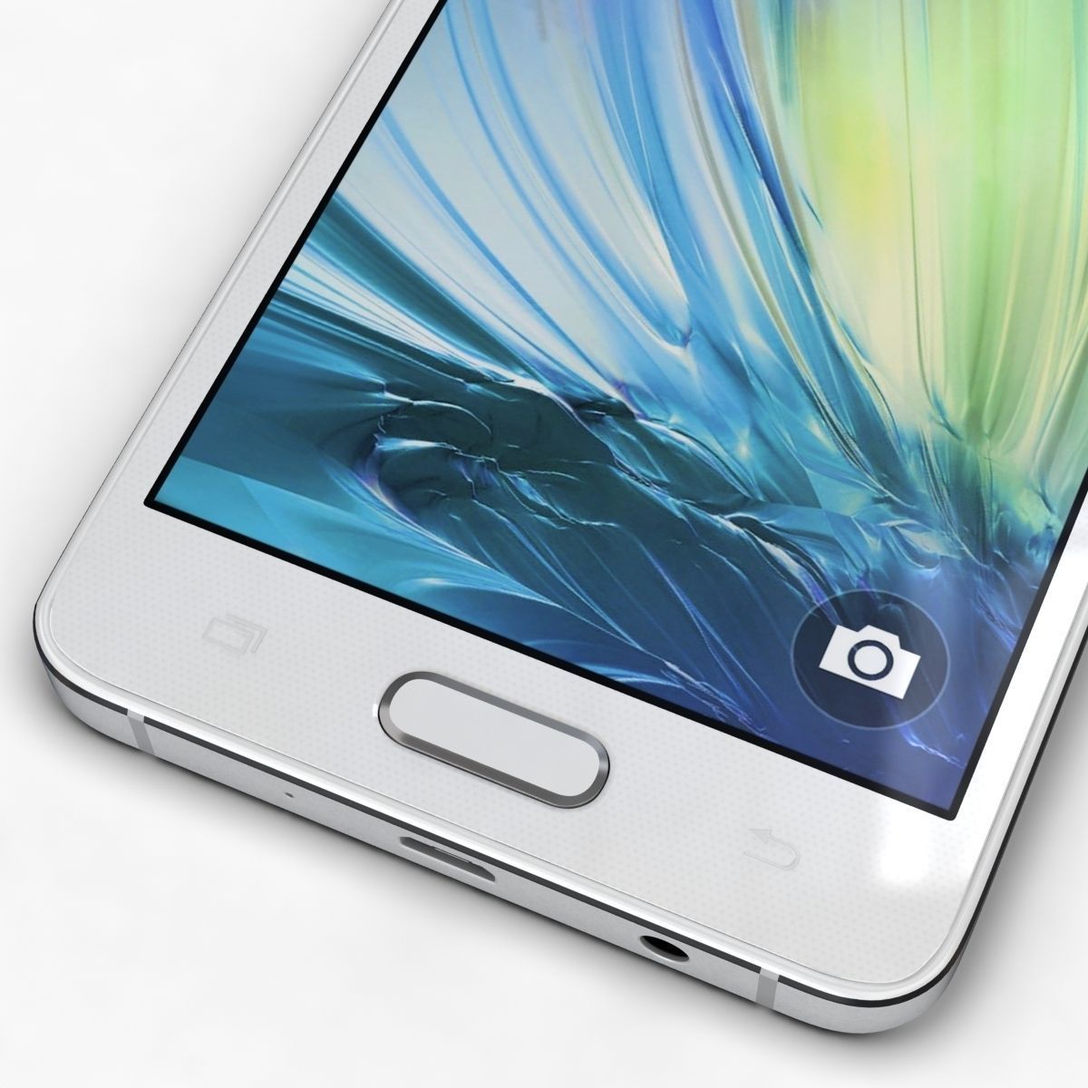 Samsung Galaxy A3 and A3 Duos White 3D model_7