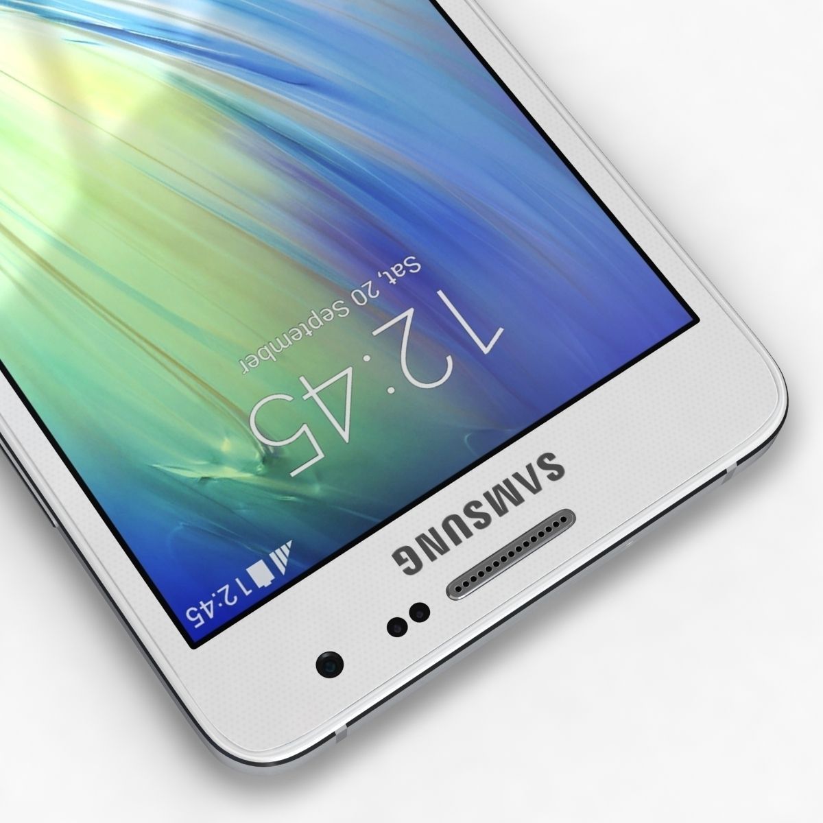 Samsung Galaxy A3 and A3 Duos White 3D model_8