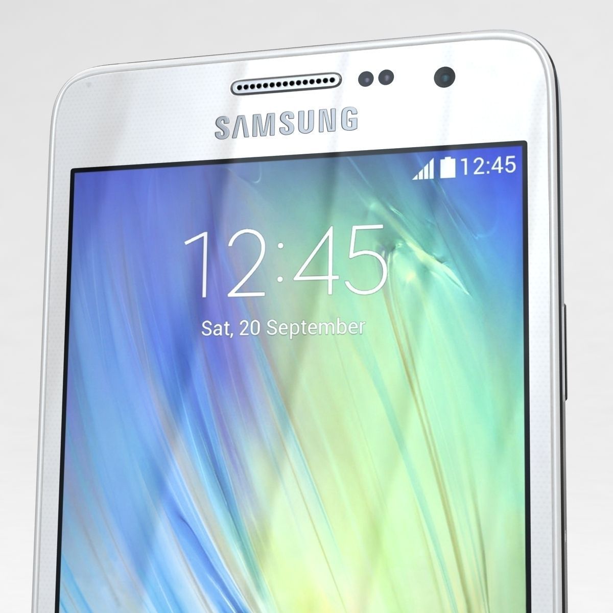 Samsung Galaxy A3 and A3 Duos White 3D model_22