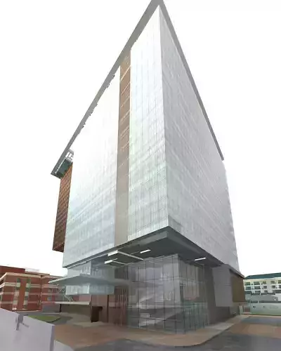 Hotel Building 3D model