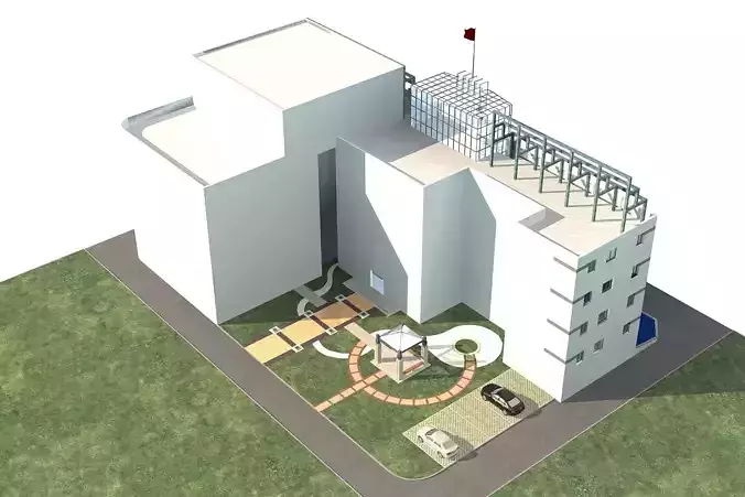 Office Building 3D model
