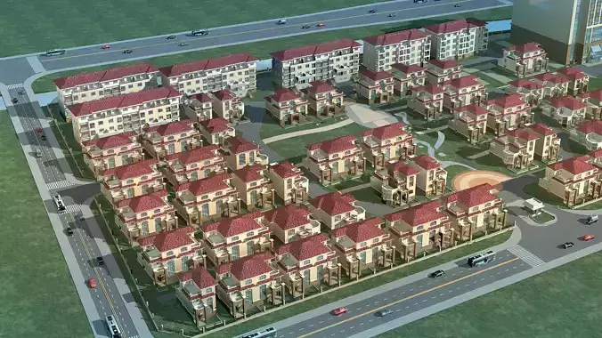 Villa residential complex in china