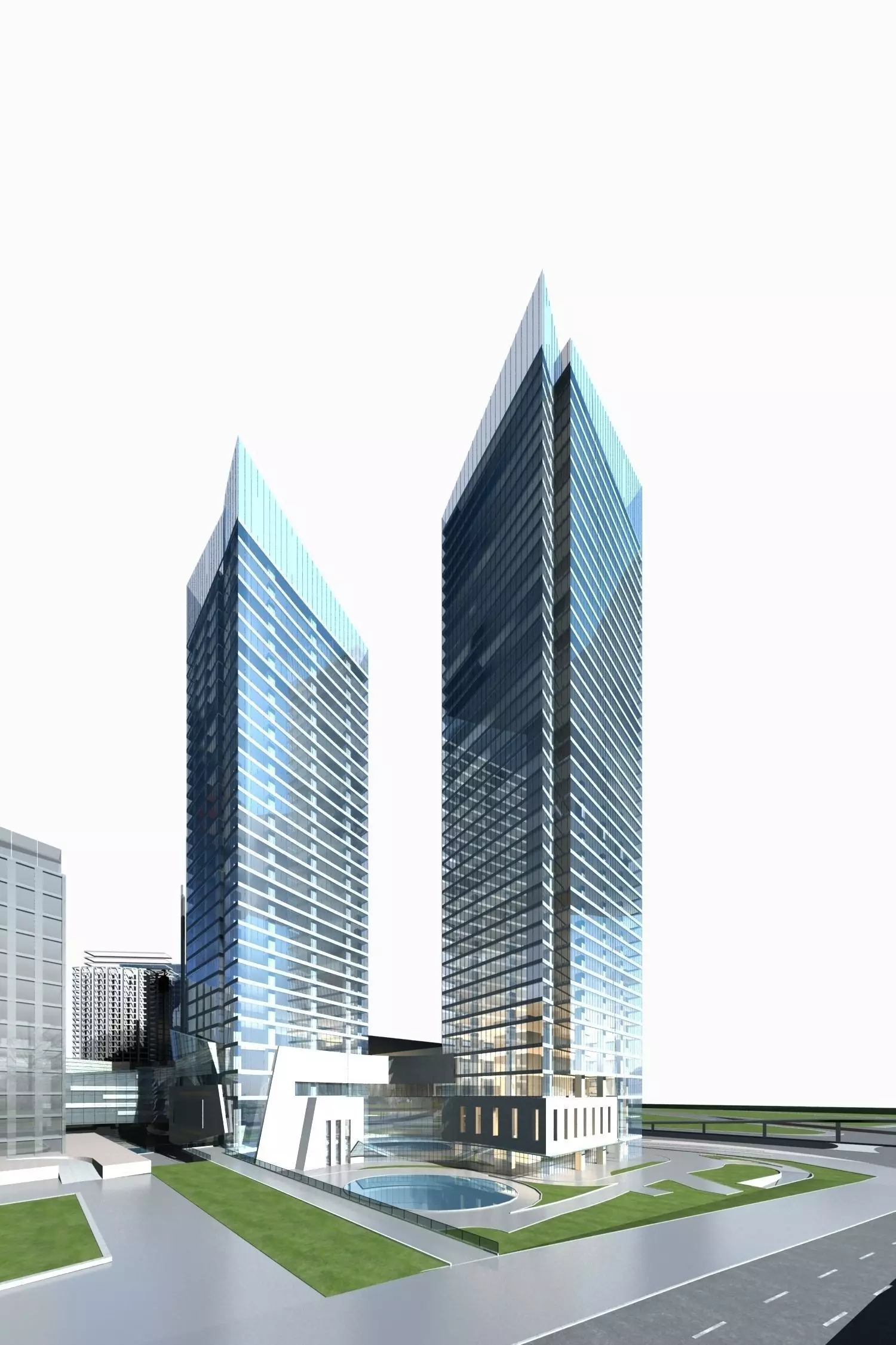 Office Building 3D model_0