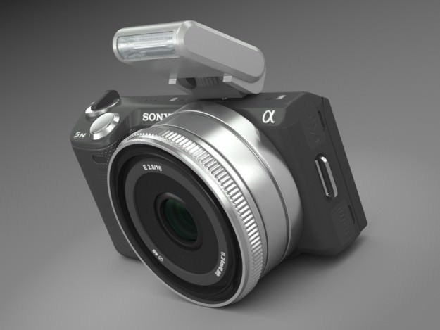 Sony NEX-5N 3D model_1